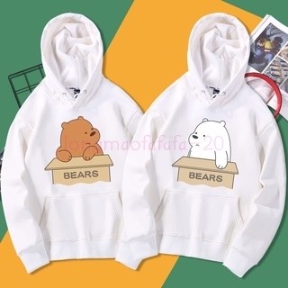 "Love Bears ”Couple Hooded Sweater Men's and Women's Spring and Autumn Loose and Cute Tide Clothes Hoodie